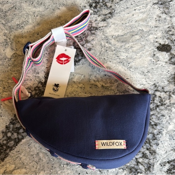 NWT Wildfox Blue Women’s Sling Bag - Picture 3 of 7